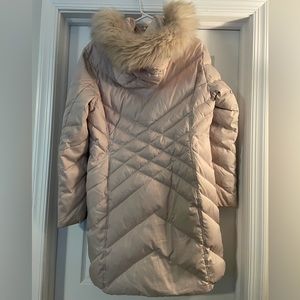 Kenneth Cole puffy jacket with faux fur